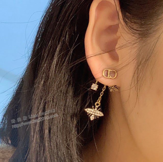 Dior飾品 迪奧經典熱銷款蜜蜂 流蘇耳環耳釘  zgd1238